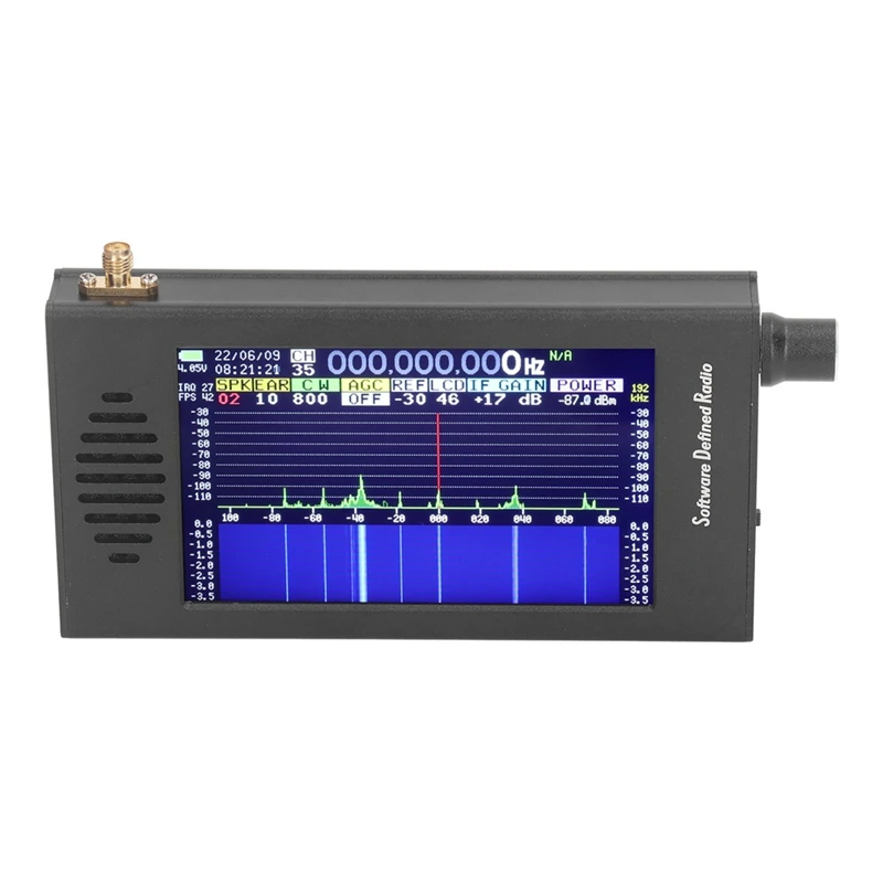 FFYY-DSP SDR 라디오 리시버, 단파 라디오 리시버, 4.3 인치 터치 스크린, 100Khz-149Mhz FM MW SSB CW HAM