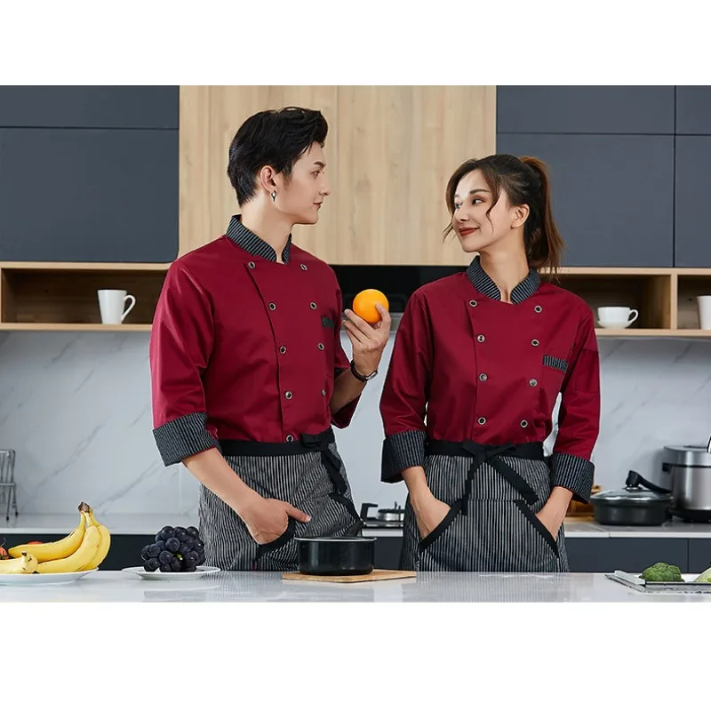 케이크 가게 베이커 작업복 호텔 케이터링 주방 주방 남성과 여성 요리사 의류