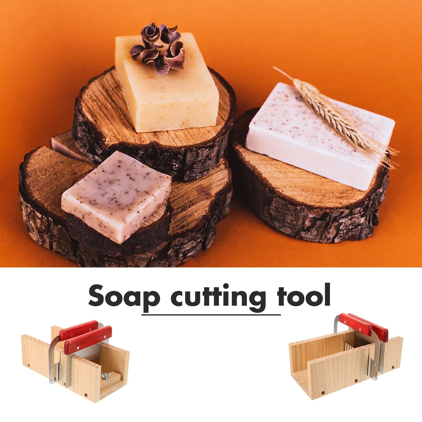

1Set Durable Wood Soap Cutter Mold Efficient Double Design for Professional Personal Use Soap Making Tools Accessories
