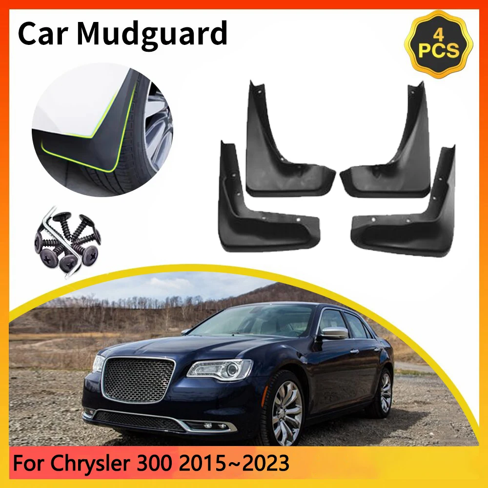 

For Chrysler 300 C 2015~2023 MK2 2th 2st Lancia Thema LD facelift Car Mudguards Mudflap Mudguard Splash Guards Mud Flaps Fender
