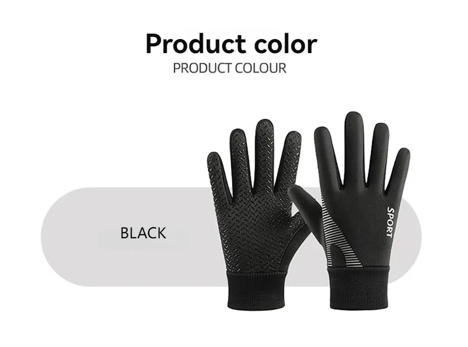 Warme Winter-Reithandschuhe für Kinder, Silikon, rutschfest, wasserdicht, verschleißfest, Vollfinger-elastische Handgelenke für Jungen und Mädchen, winddicht – Detail 9