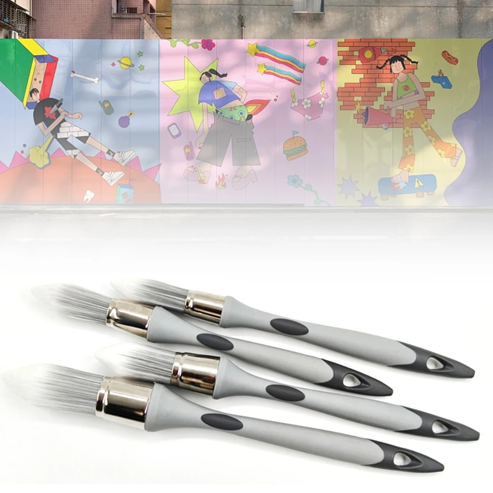 

15/18/21/25mm Changcheng 505 Pointed Round Head Paint Brush Crevice Hook Corner Brush Trim Paint Brush Painting Brush