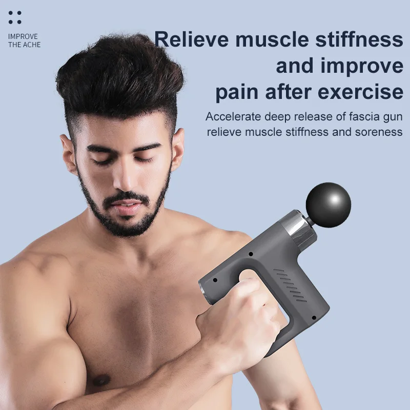2026 Gym Training Muscle Relaxation Vibration Fitness Massager Handheld Electric Massage .