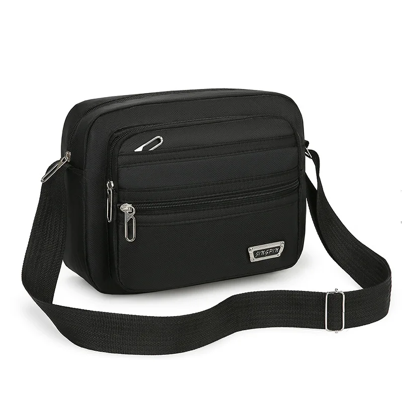 New Stylish Men's Crossbody Bag with Multiple Compartments, Travel Storage Bag, Multi-functional Waterproof Shoulder Bag