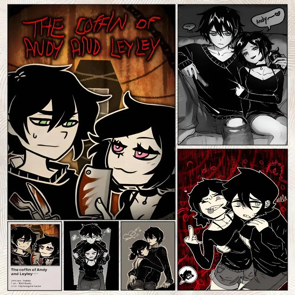 The Coffin Of Andy And Leyley Poster Self-adhesive Art Room Entrance Restaurant Wall Decor Art Painting