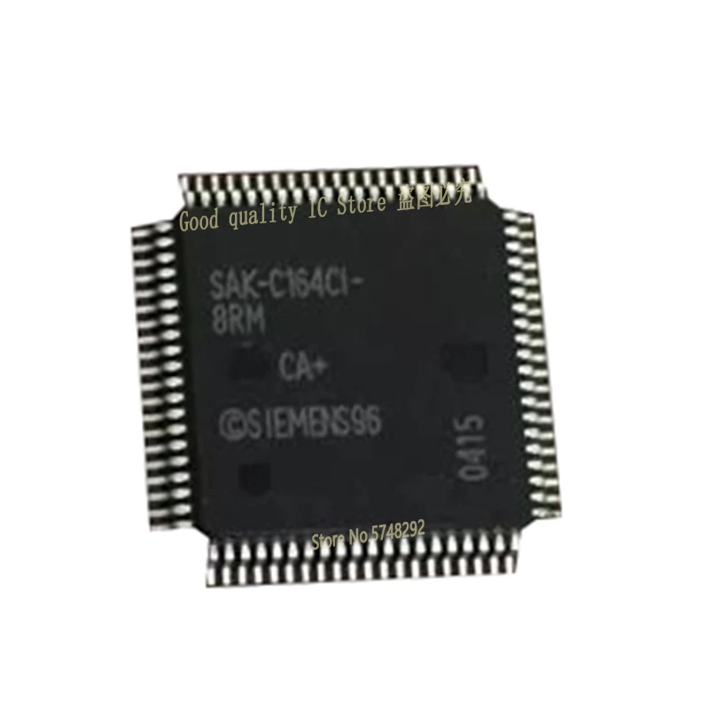 1PCS/LOT SAK-C164CI-8RM SAK-C164CI QFP80 16-Bit Single-Chip 100% new imported original
