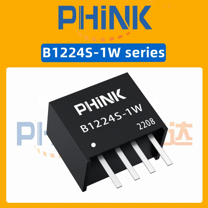 B1224S-1W DC-DC Booster Power Module 12V to 24V Isolated Power B1224S-1W