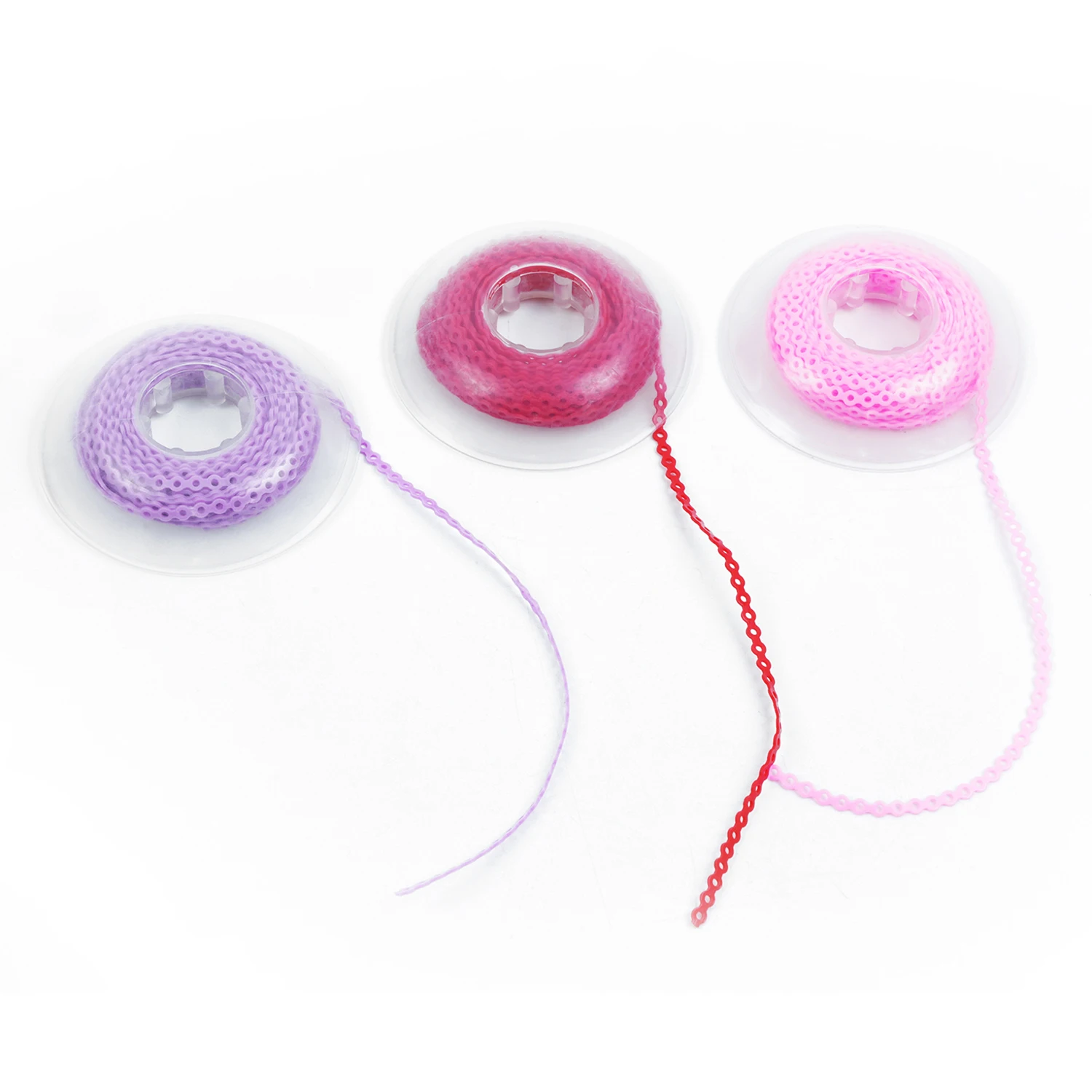 4.57m/Roll JOLANT Dental Orthodontic Elastic Ultra Power Chain Rubber Band Short Type 15 Feet