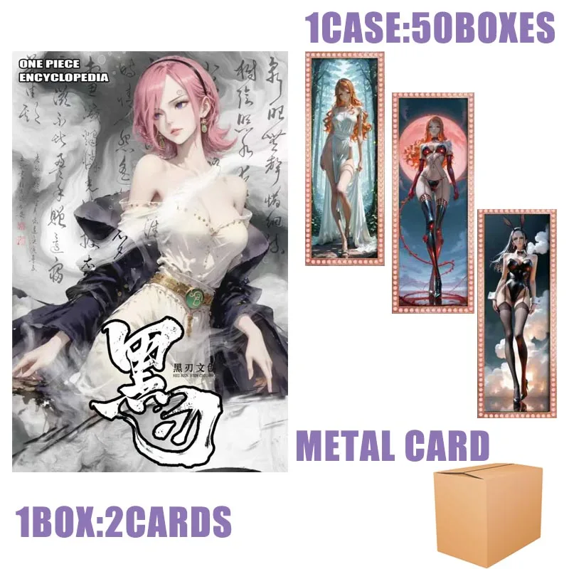 

Heiren Wenchuang Wholesales Anime One Piece Collection Box Diamond Card Straw Hat Pirate Luffy Playing Cards Party Game