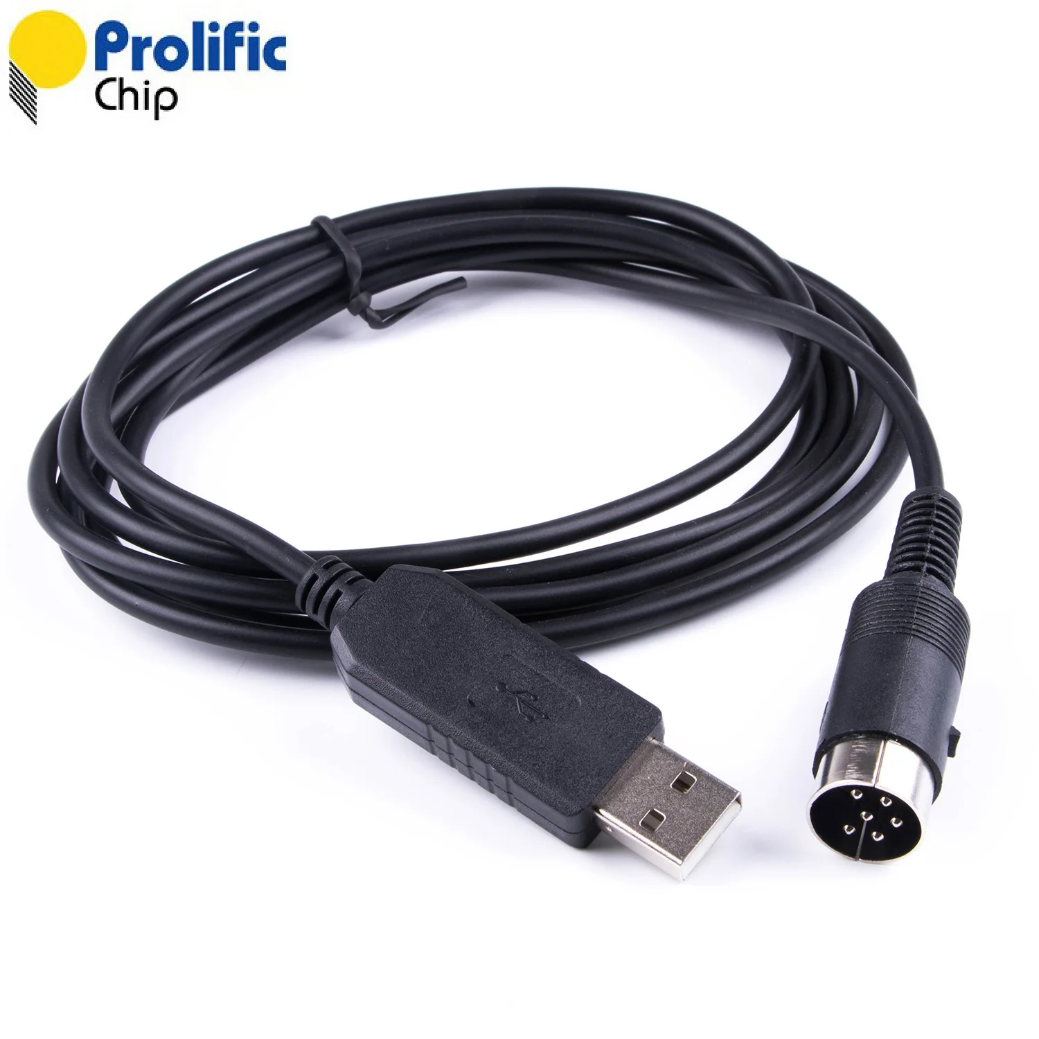 PL2303RA USB to 6 Pin Mini Din 6 RS232 Serial Converter Adapter Communication Programming Cable