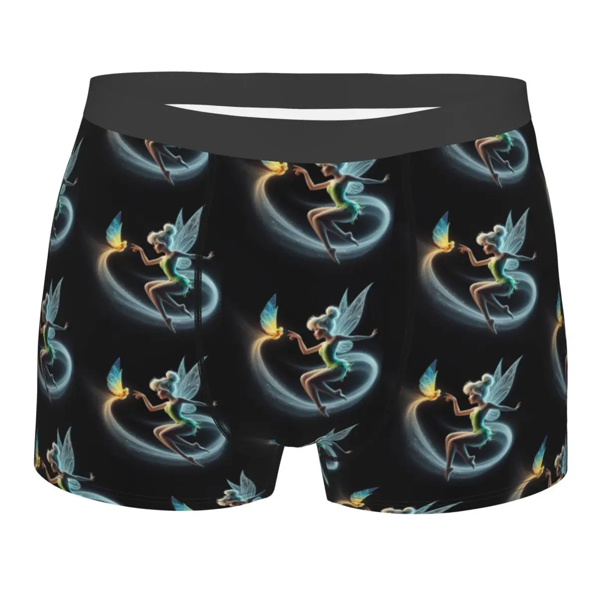 

Мужские трусы-боксеры с рисунком Тинкер Белл, дышащие шорты, трусики, нижнее белье