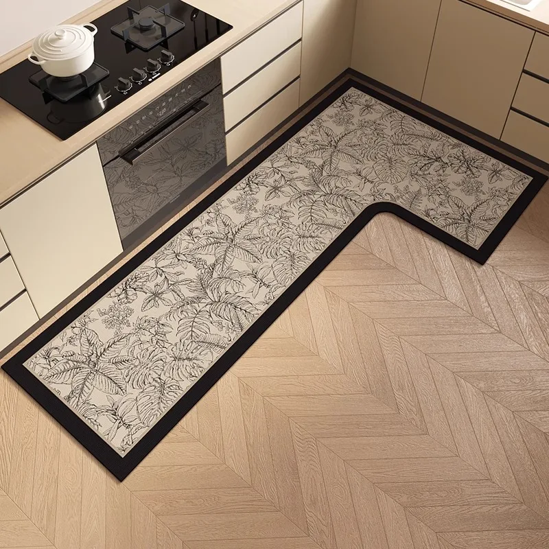 PVC-Bodenmatte für die Küche, Kieselalgen-Schlamm, Heimdekoration, wasserabsorbierender, schnell trocknender Teppich, Alfombra De Cocina Teppich in Der Küche Mohamed Ansicht 2
