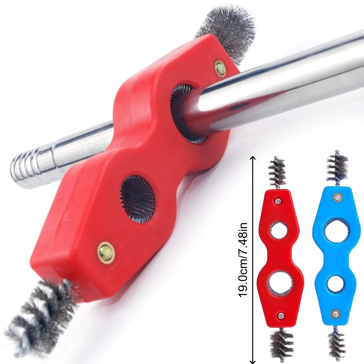 Copper Pipe Cutter Kit Mini Tube Cutter Deburring Tool Pipe Reamer Needle File Set Cleaning Brush for Automotive HVAC Plumbing view 6
