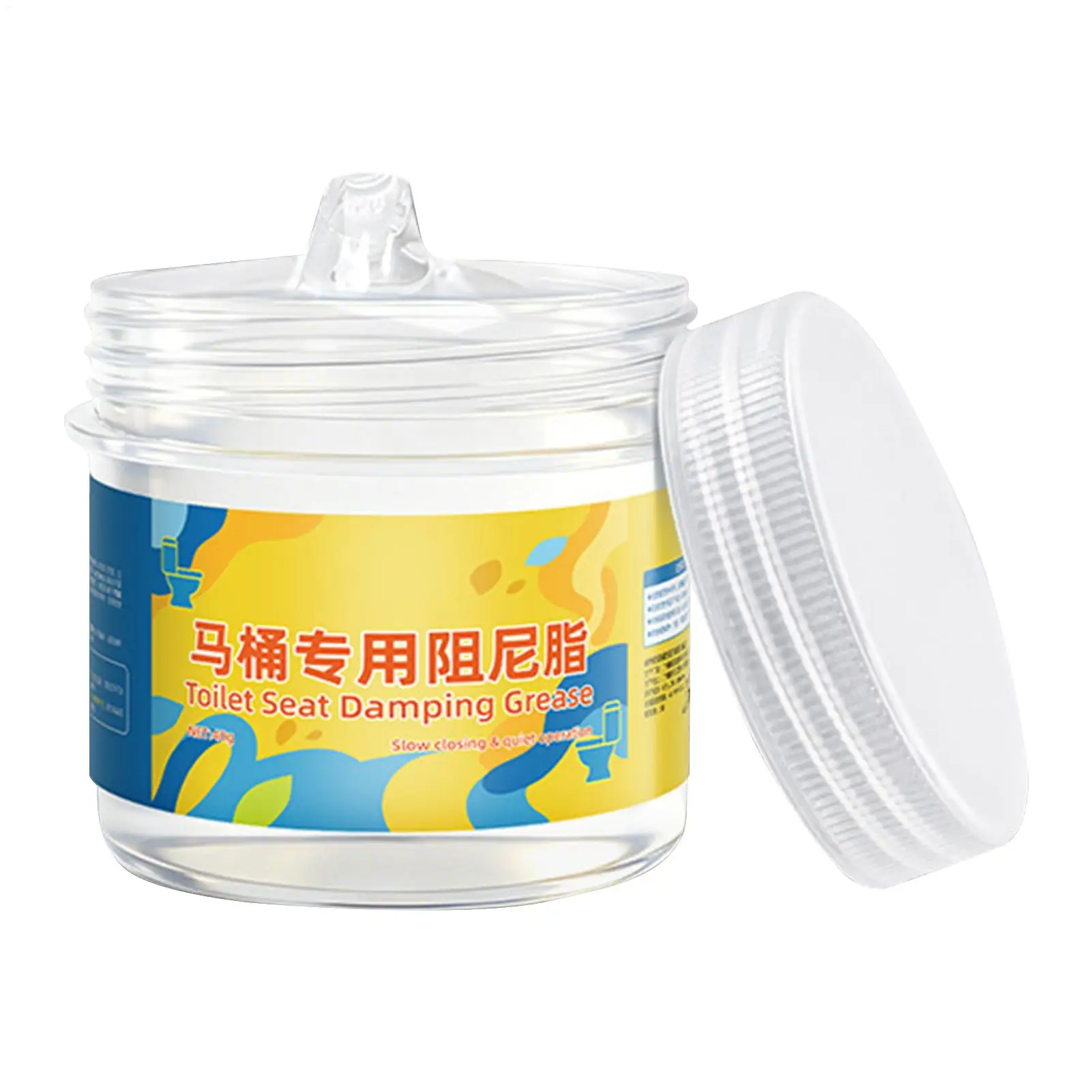 40g Lubricant Household Toilet Grease Dampening Grease Shower Shock Absorber For Home Office Shower Bathroom Bedroom Workshop
