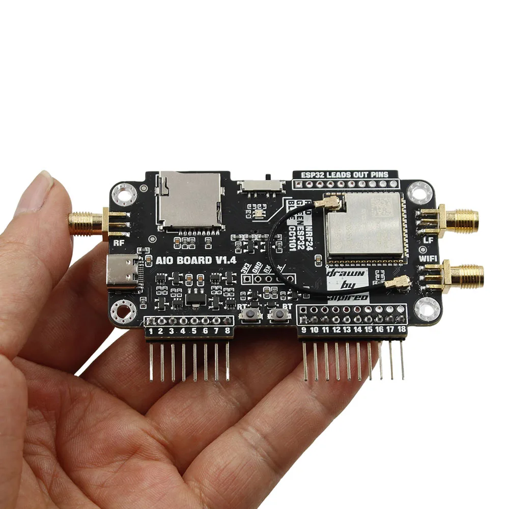 Zero Expansion Module 3-in-1 WiFi NRF24 + CC1101 RF Board 2.4GHz & 433MHz Sniffer/MouseJacker Plug-and-Play