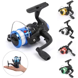 Mulinello da pesca Spinning pieghevole 1PC con lenza da pesca 100m rapporto di trasmissione 5.1:1 mulinello da pesca ultraleggero portatile Dropship