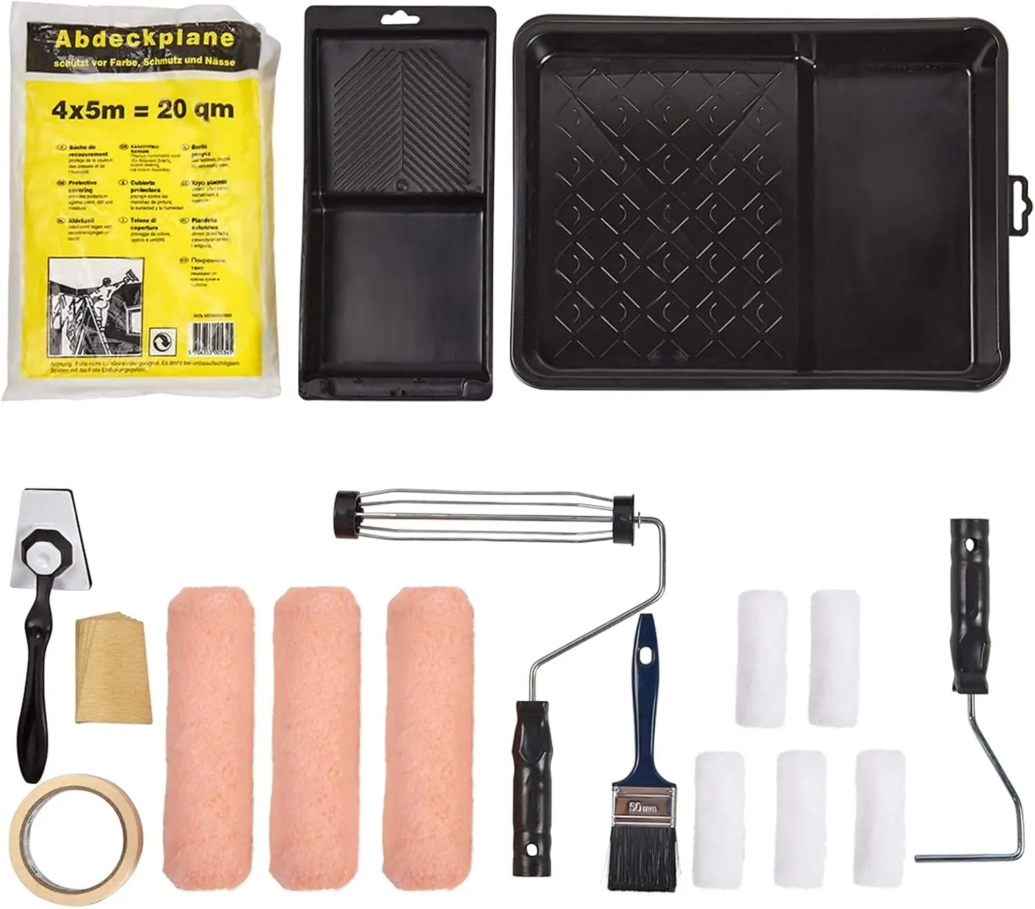 17-Piece Paint Roll…