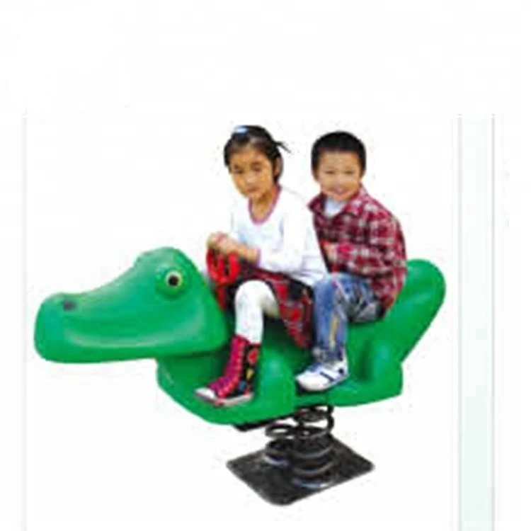 Playground animal shape spring rider children playground equipment