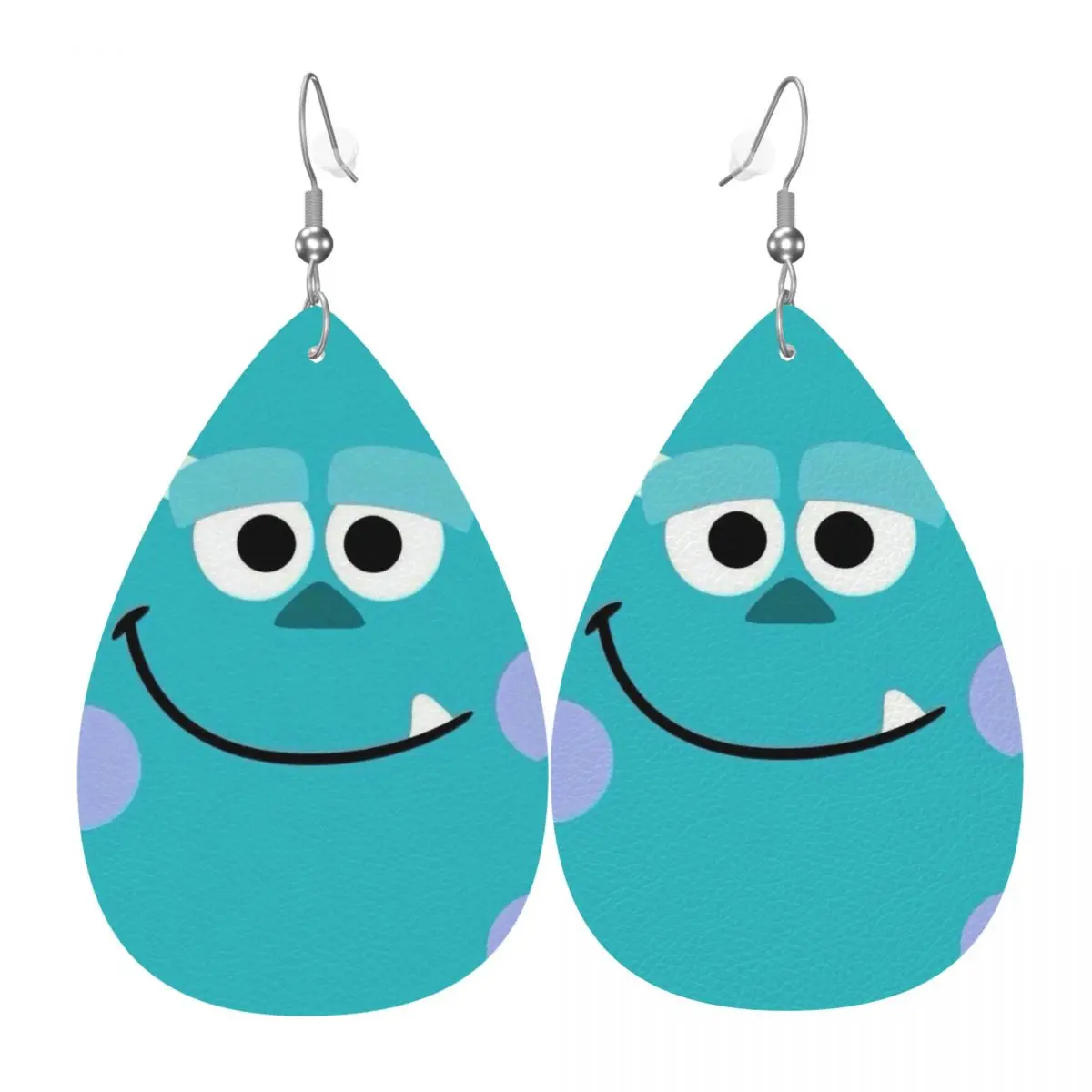 

Кожаные серьги-подвески с мультяшными персонажами из «Университета монстров» для женщин, модные, на День святого Валентина