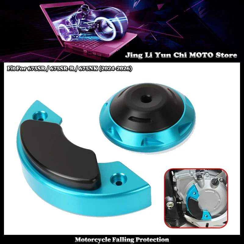 New Fit For CFMOTO 675SR 675SR-R 675NK 675 SR SRR NK 2024 2025 Motorcycle CNC Engine Stator Cover Case Slider Protector