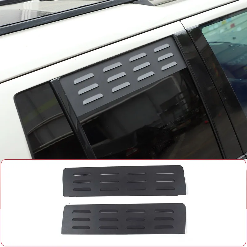 For Land Rover Discovery 3 4 LR3 LR4 2004-2016 Aluminum Alloy Car Rear Side Window Ventilation Panel Decoration Accessories
