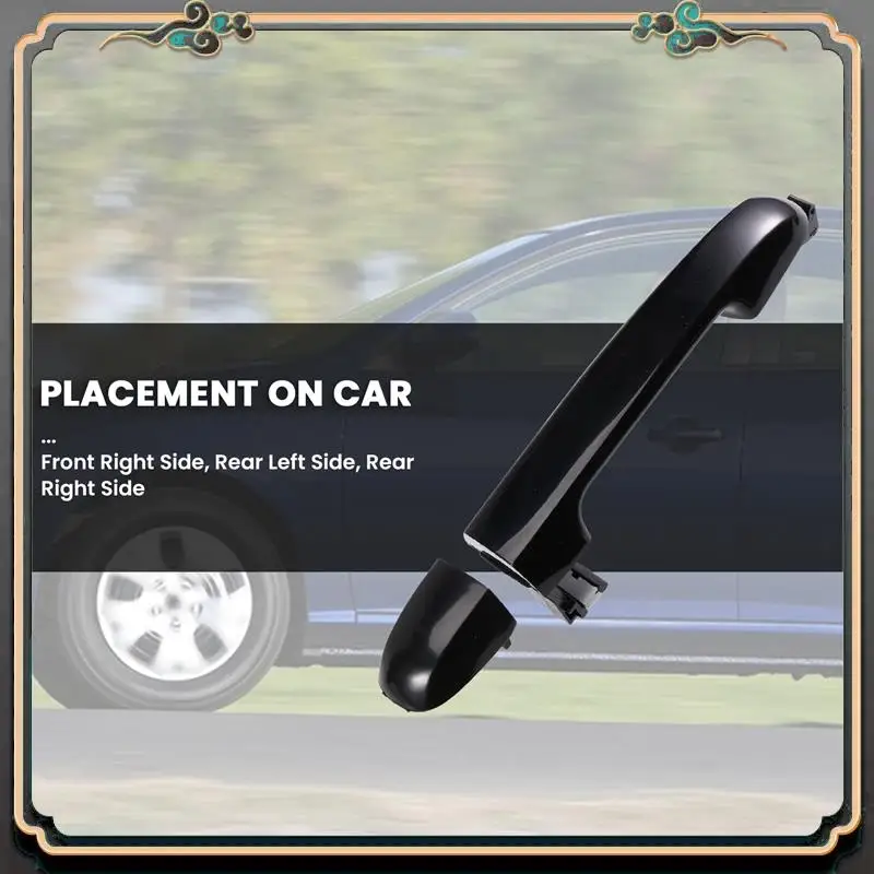 M45K-For Hyundai Elantra 2007-2010 مقبض الباب الخارجي الأمامي الأيمن أو الخلفي 82651-2H000 #5