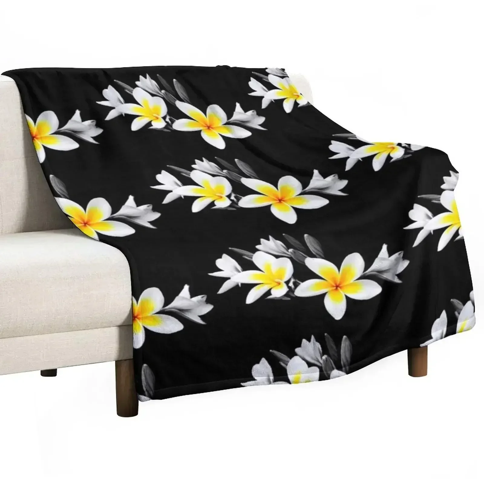 

Frangipani Throw Blanket Polar Large Blankets