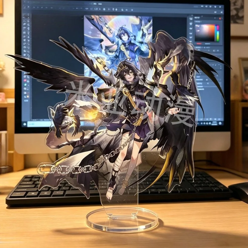 Anime Game Longzu Cassell Acrylic Standee Figure Lu Mingze Standing Sign Model Desktop Decoration Home Ornament Display Plaque