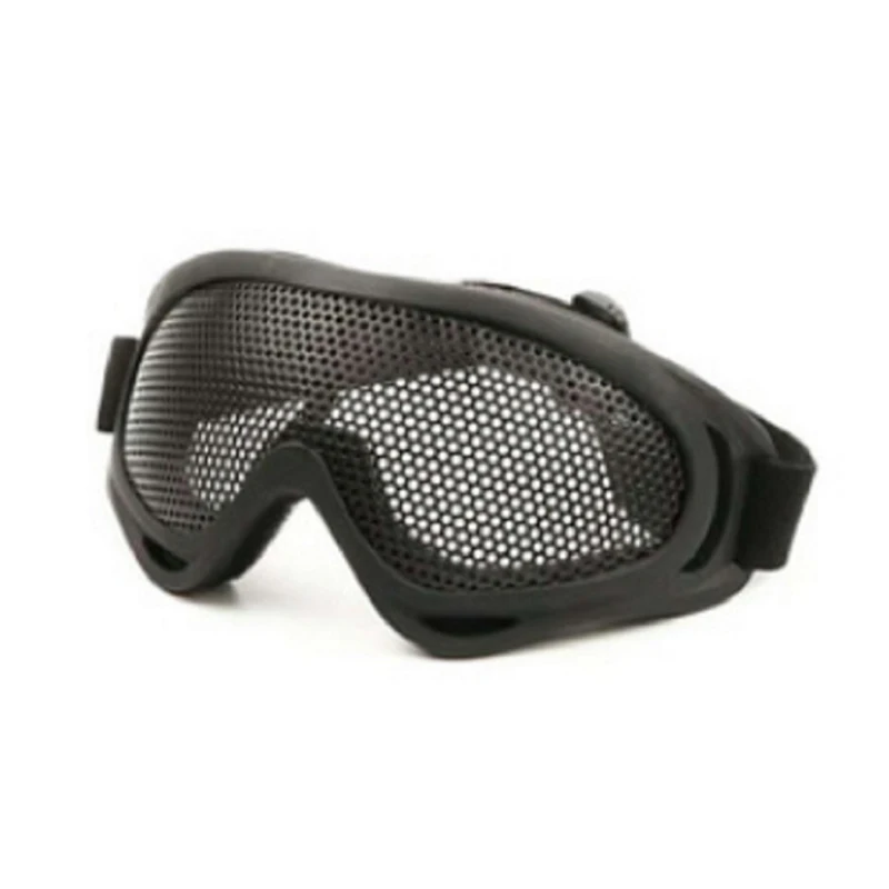 1Pc Outdoor Eye Protective Comfortable Airsoft Safety Tactical Eye Protection Metal Mesh Glasses Goggle