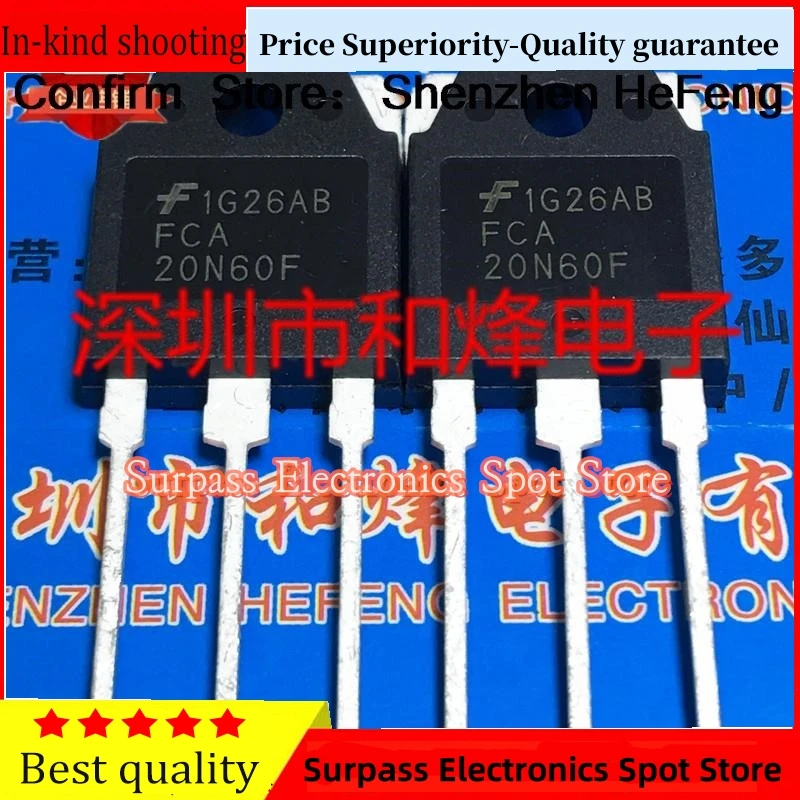 5PCS-10PCS FCA20N60F  TO-3P    Best Quality  L Quick Delivery Fast Shipping