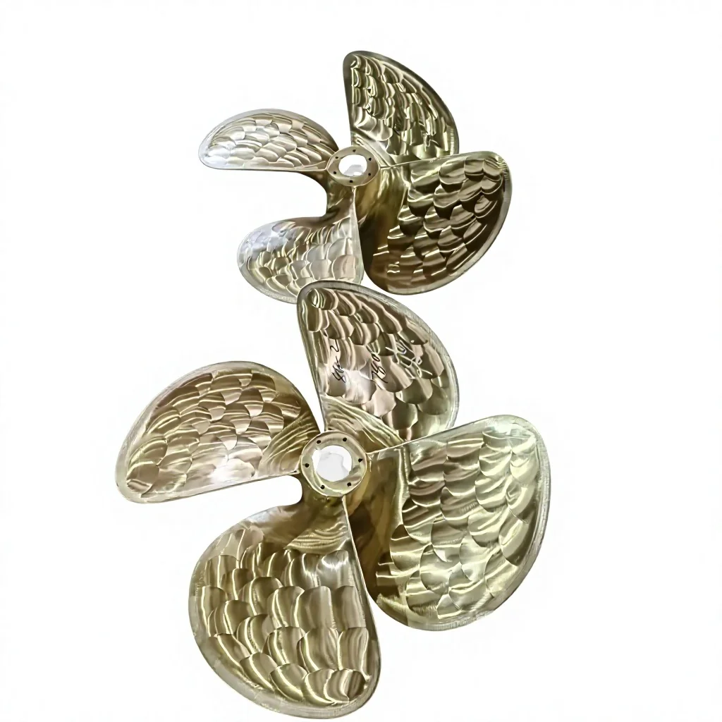 High Performance Cu3 Nickel Aluminum Bronze Marine Propeller for Yachts & Boats, IACS Certified Durable Boat Propeller