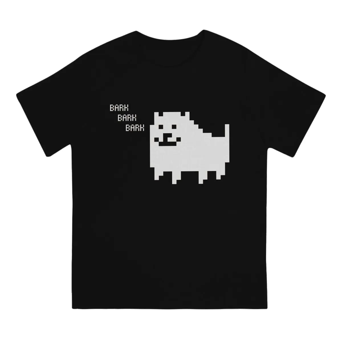 Dog Round Collar TShirt Undertale Classic Polyester T Shirt Man\'s Clothes New Design