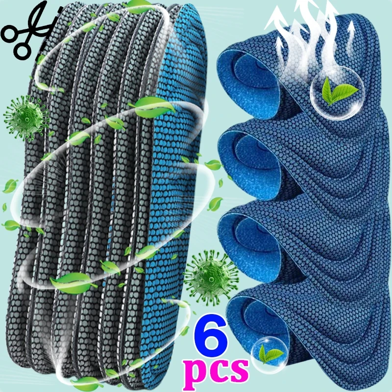 พื้นรองเท้าดูดซับแรงกระแทกแบบปรับแต่งได้ 3 คู่พร้อมคุณสมบัติดูดซับเหงื่อเหมาะสำหรับการวิ่ง