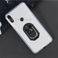 For ASUS ZenFone Max Pro M1 ZB601KL ZB602KL X00TD,X00TDB X00TDA Back Ring Holder Bracket Phone Case TPU Soft Silicone Cover