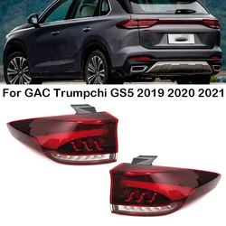 For GAC Trumpchi GS5 2019 2020 2021 Outside Car LED Rear Tail Lamp Rear Stop Brake Lamp Turning Signal Light Tail Light Assembly