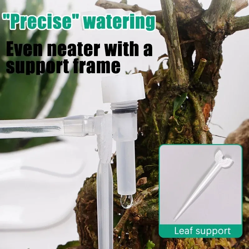 Kit d'irrigation goutte à goutte micro 4/7 mm, système d'arrosage automatique réglable de 2 à 20 m pour jardin, serre, parterres de fleurs, plantes en pot