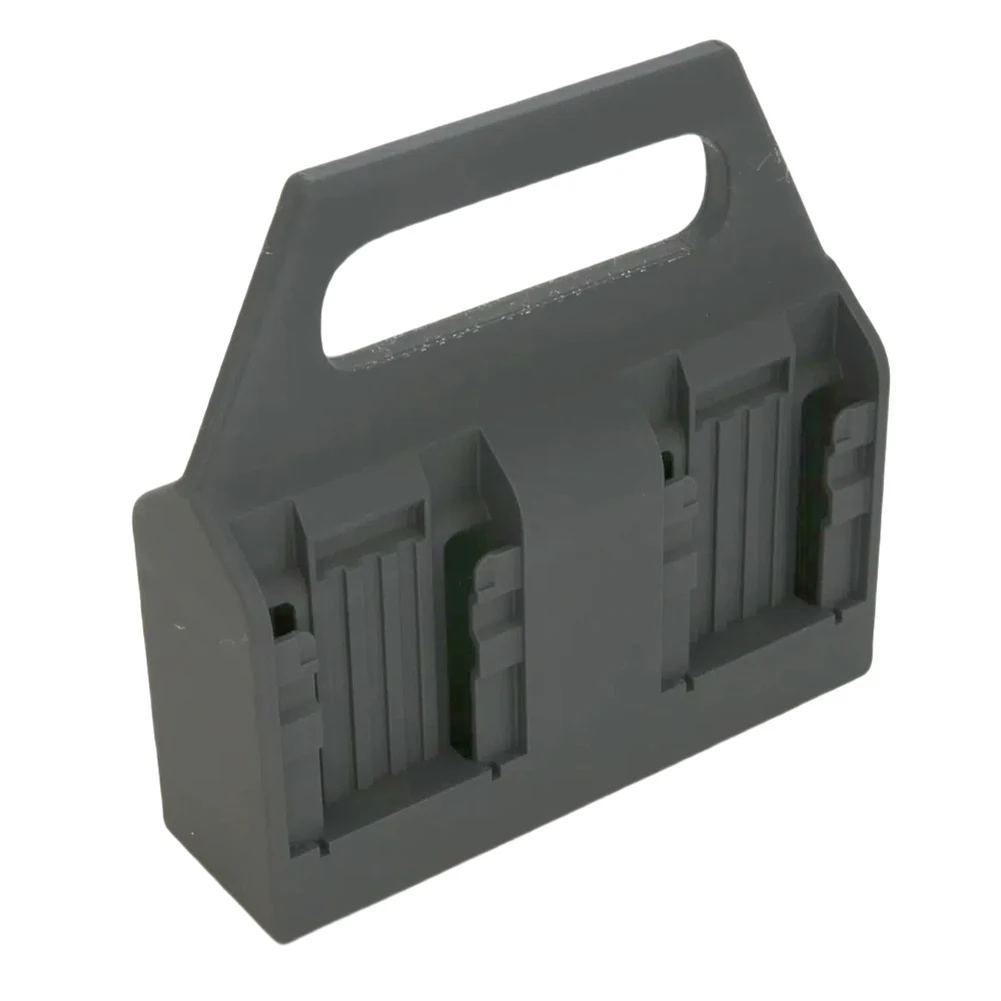 2026 New Versatile Turquoise Battery Caddy Holder For 14V 18V Power Packs Sturdy ABS Organizer For Professionals And Hobbyists