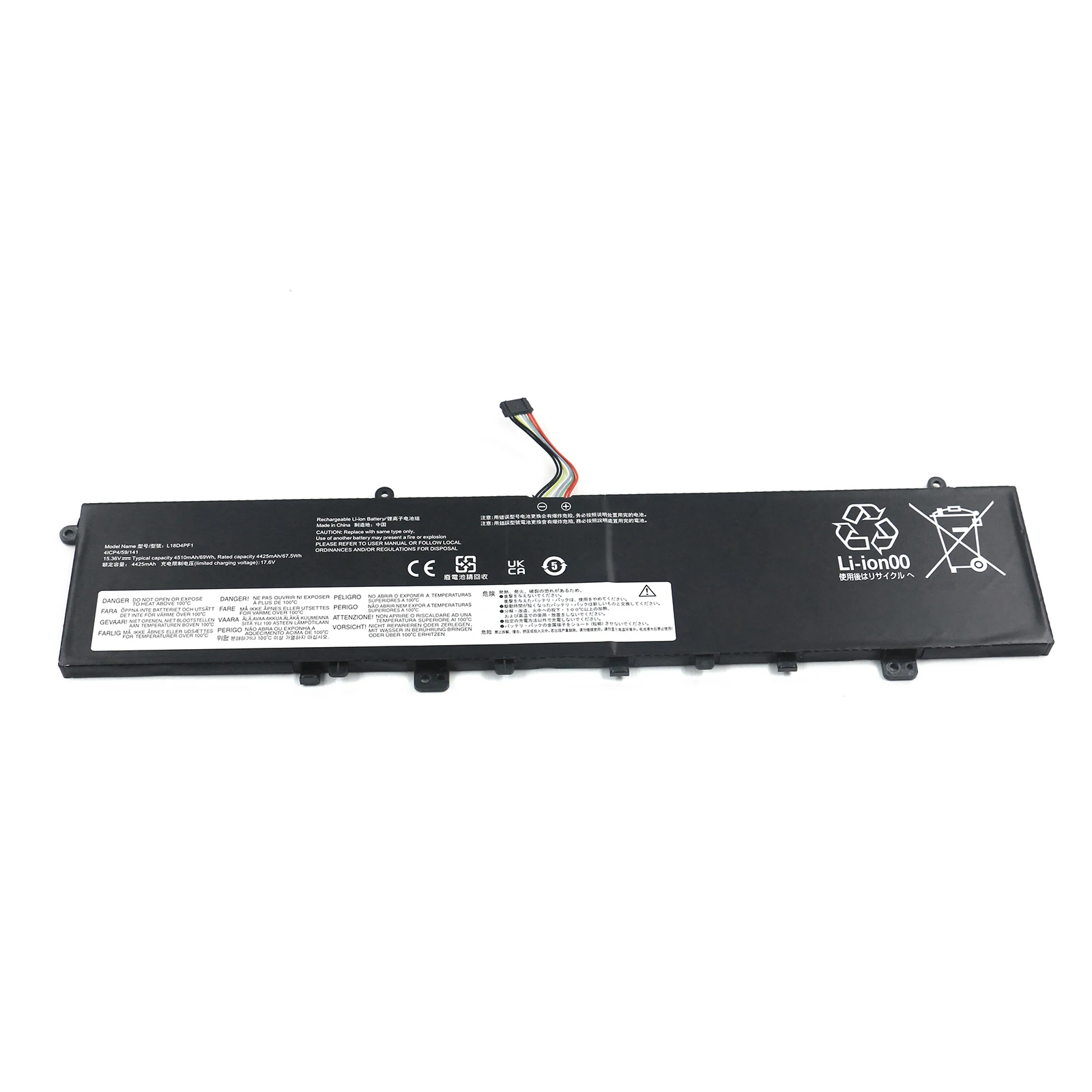 Imagem -03 - Bateria do Portátil para Lenovo Lenovo Yoga 915imh5 C940-15irh Série Ideapad S740-15irh 5b10u65276 Sb10w69459 L18m4pf1 L18d4pf1 15.36v Novo