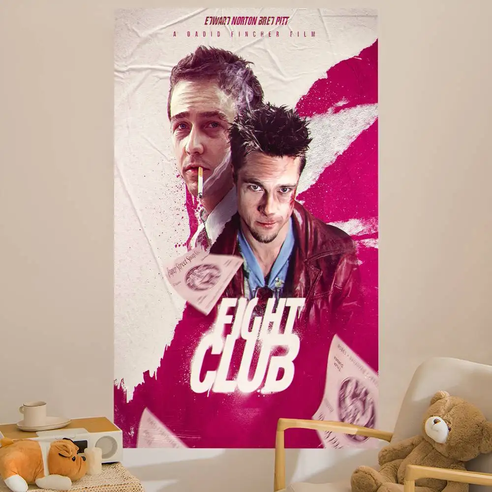 Good Movie F-Fight Club  Colorful Tapestry Wall Hanging Bohemian Wall Tapestries Mandala Wall Hanging Sheets