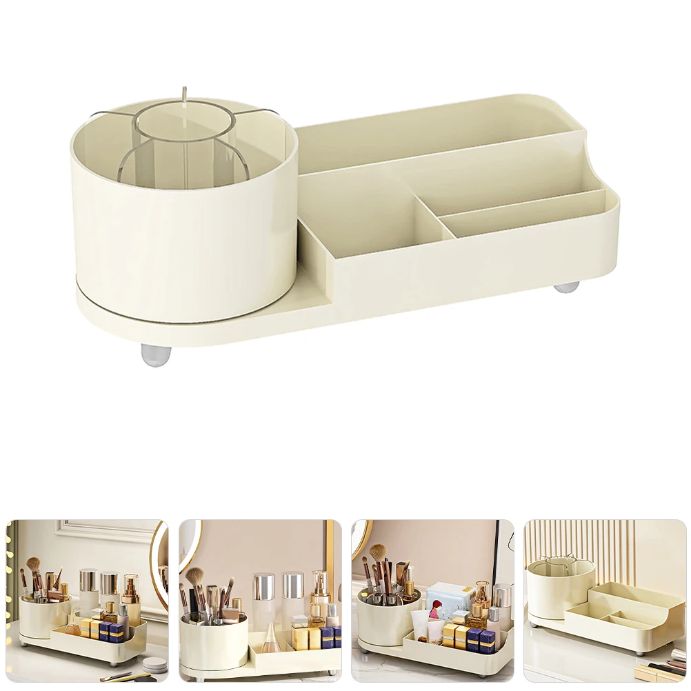

Makeup Storage Box Cosmetics Rack Holder Desk Organizer Bracket Desktop Plastic Travel