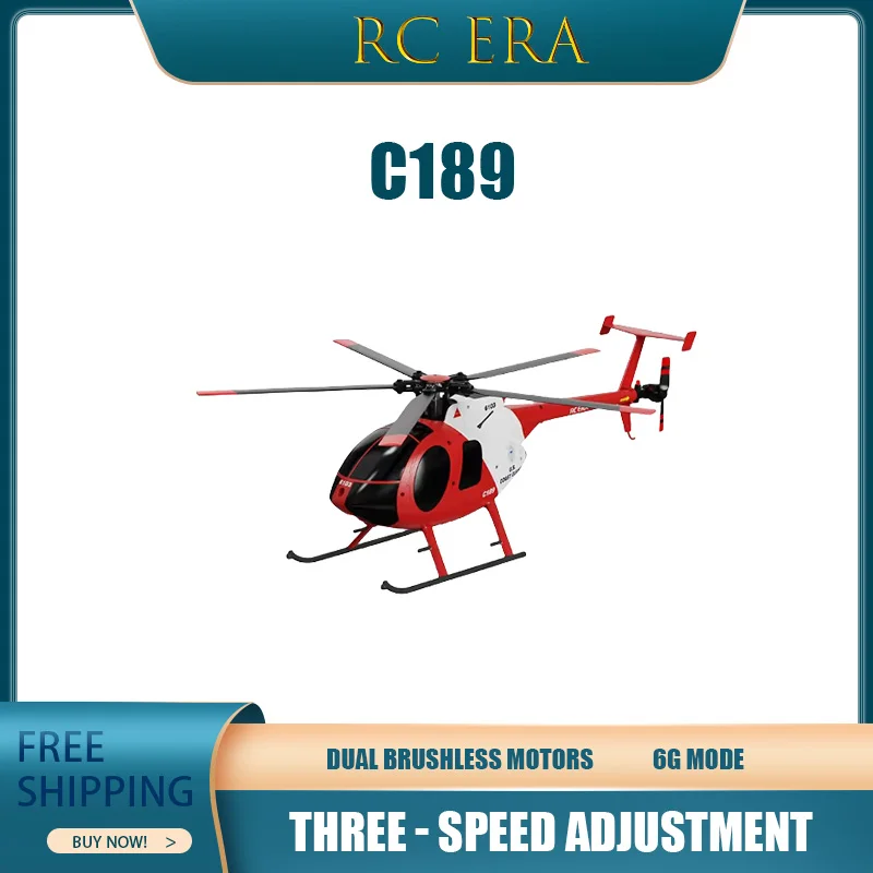 

Little Bird C189 Remote Control Helicopter - Dual Brushless Motor Electric Aeronautical Model Four Channels for Children