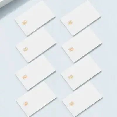 Blank PVC Smart Cards 4442 Chip Inkjet Printable 8Pcs for Access Control Employee Membership ID Badges