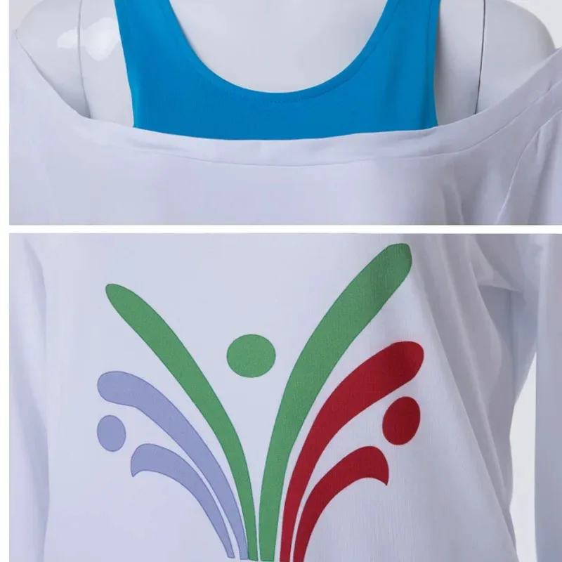 لعبة Overwatch تأثيري حلي مي كوس الملابس الدب القطبي بأكمام طويلة لطيف منامة مجموعة كاملة