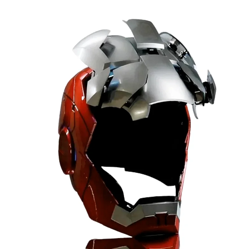 Mk5 New Marvel Iron Man Autoking 1/1  Helmet Remote And Voice Control Iron Man Automatic Helmet Mask With Led Light Boys Gift