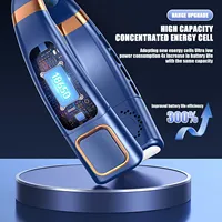 2025 Hanging Neckfan Ice magnet cooling Portable Neck Fan Type-C Mute Multifunctional Leafless Electric Fan With Light