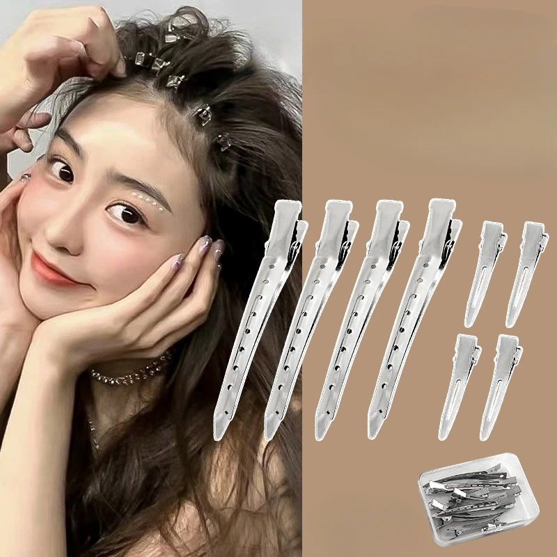 Hair Salon Fixed Clips Styling Sectioning Hairpins Clamps Curl Hair Root Fluffy Hair Clip Hairdressing Tools Girls' Professional