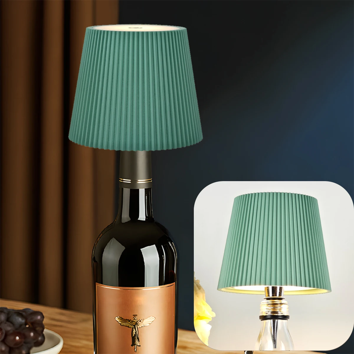 NONE Wireless LED Wine Bottle Lamp 3