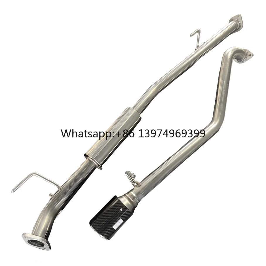 For DEX.TY for Back Exhaust System for Hilux VIGO-304 Stainless Steel & Carbon Fiber Retrofit/Upgrade Performance Exhaust