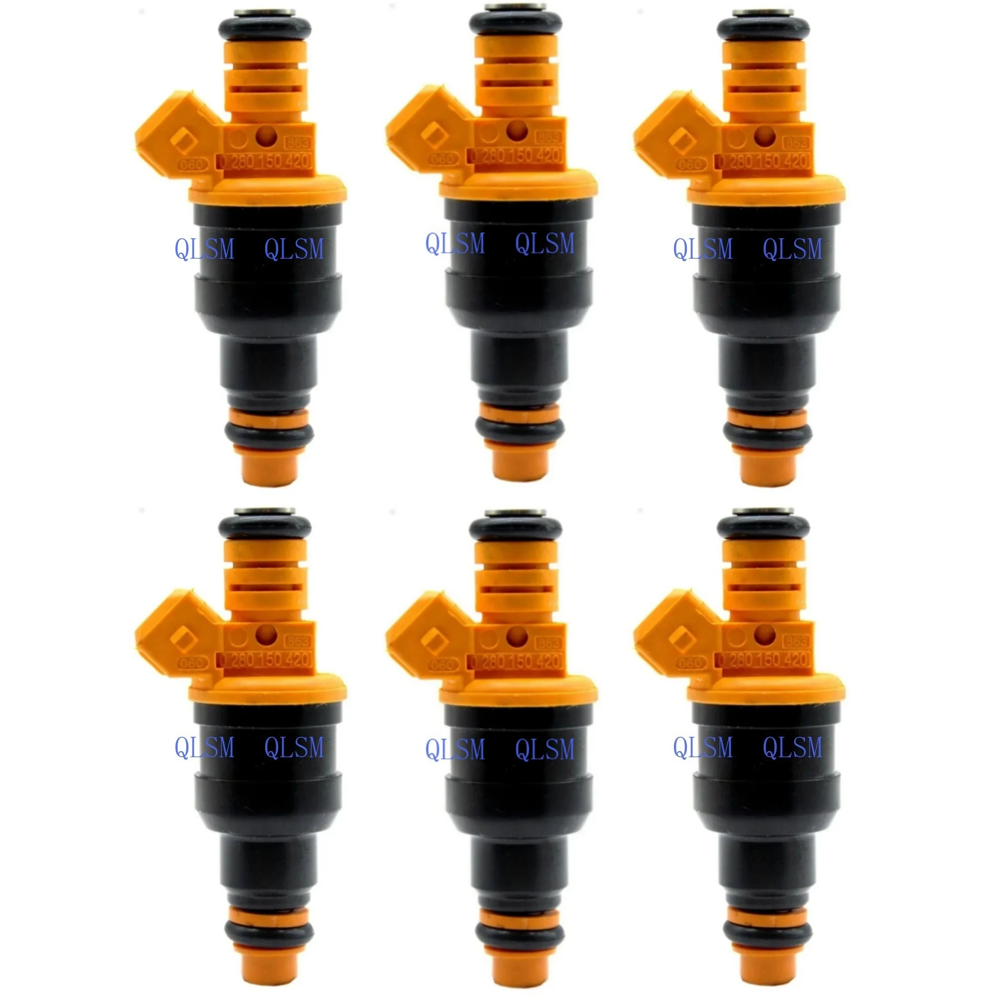 

6PCS FUEL INJECTOR FOR VAUXHALL OPEL LOTUS CAVALIER CALIBRA C20LET 2.0T 0280150420 Premium Car Accessories