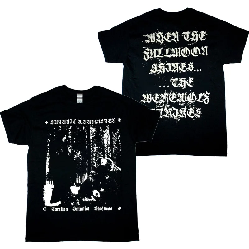 Satanic Warmaster Strength and Honour T-Shirt Black Fullsize S-5XL